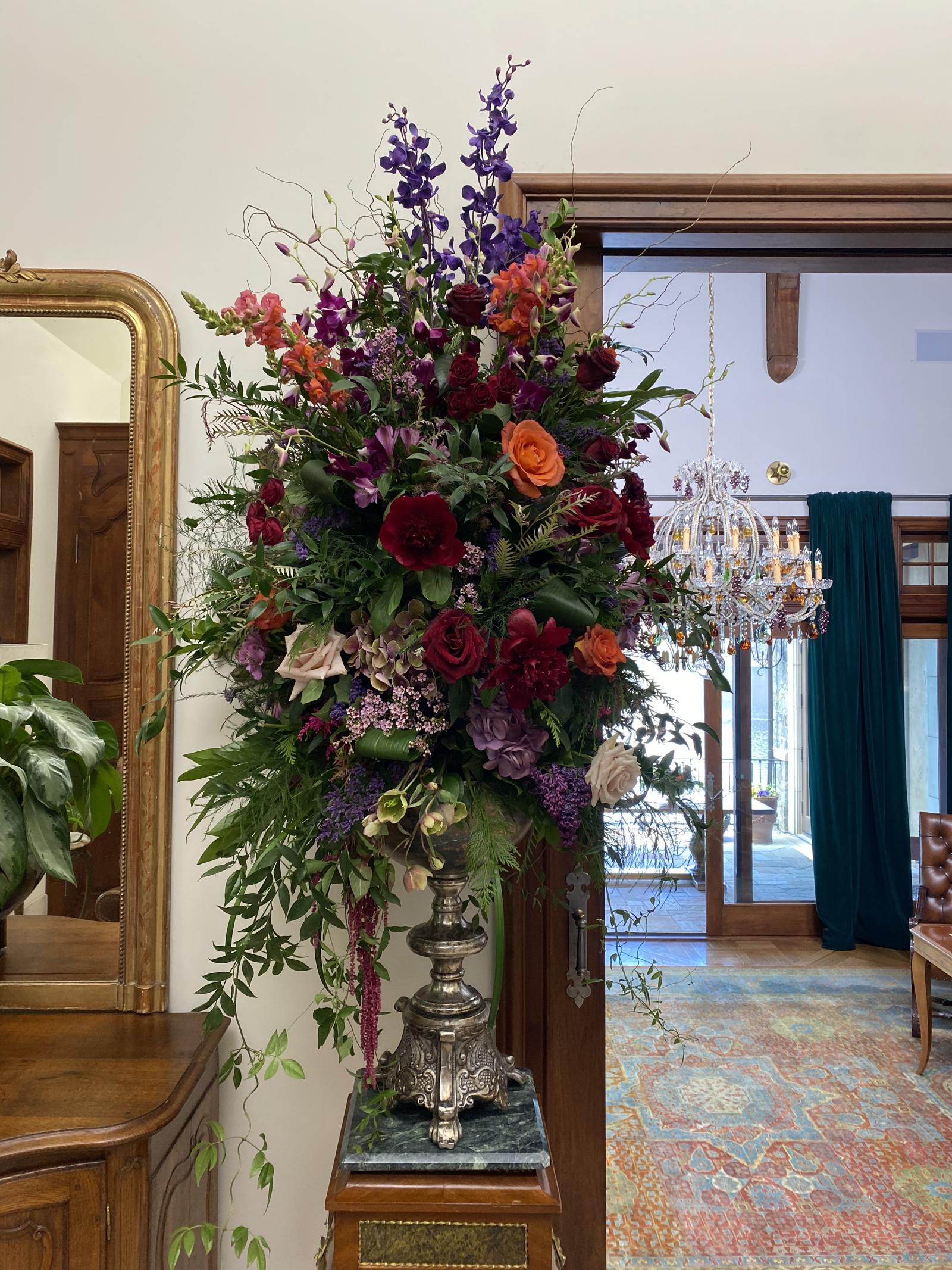 Showstopping arrangement delivered to the Chateau