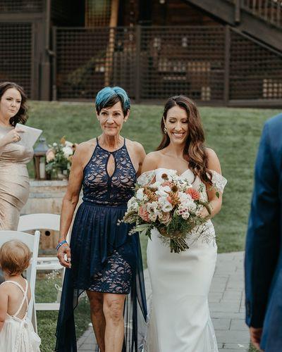 Mother Of Bride Blue Hair