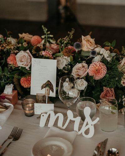Mrs Head Table Sign