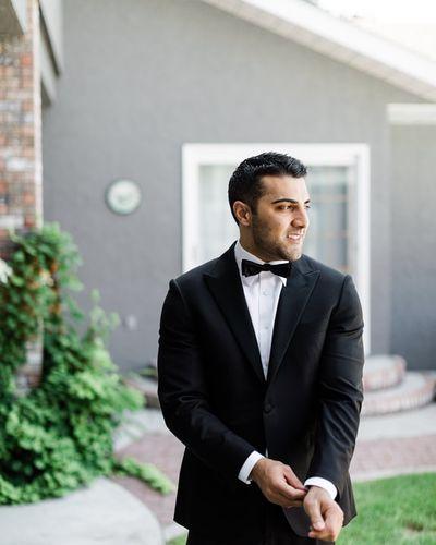 Neema Groom Getting Ready