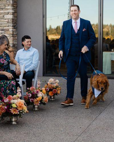 Zander Ceremony Dog Walk