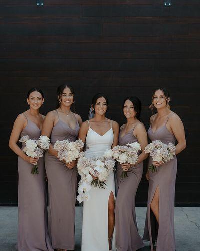 Muted Lavender Bridesmaids