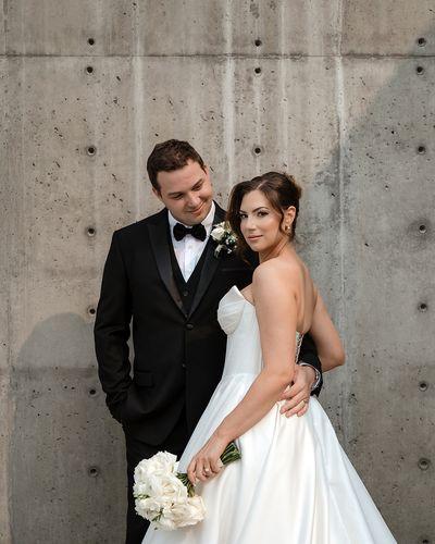 Mn Bride And Groom Elegant