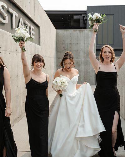Mn Bridesmaids Black And White