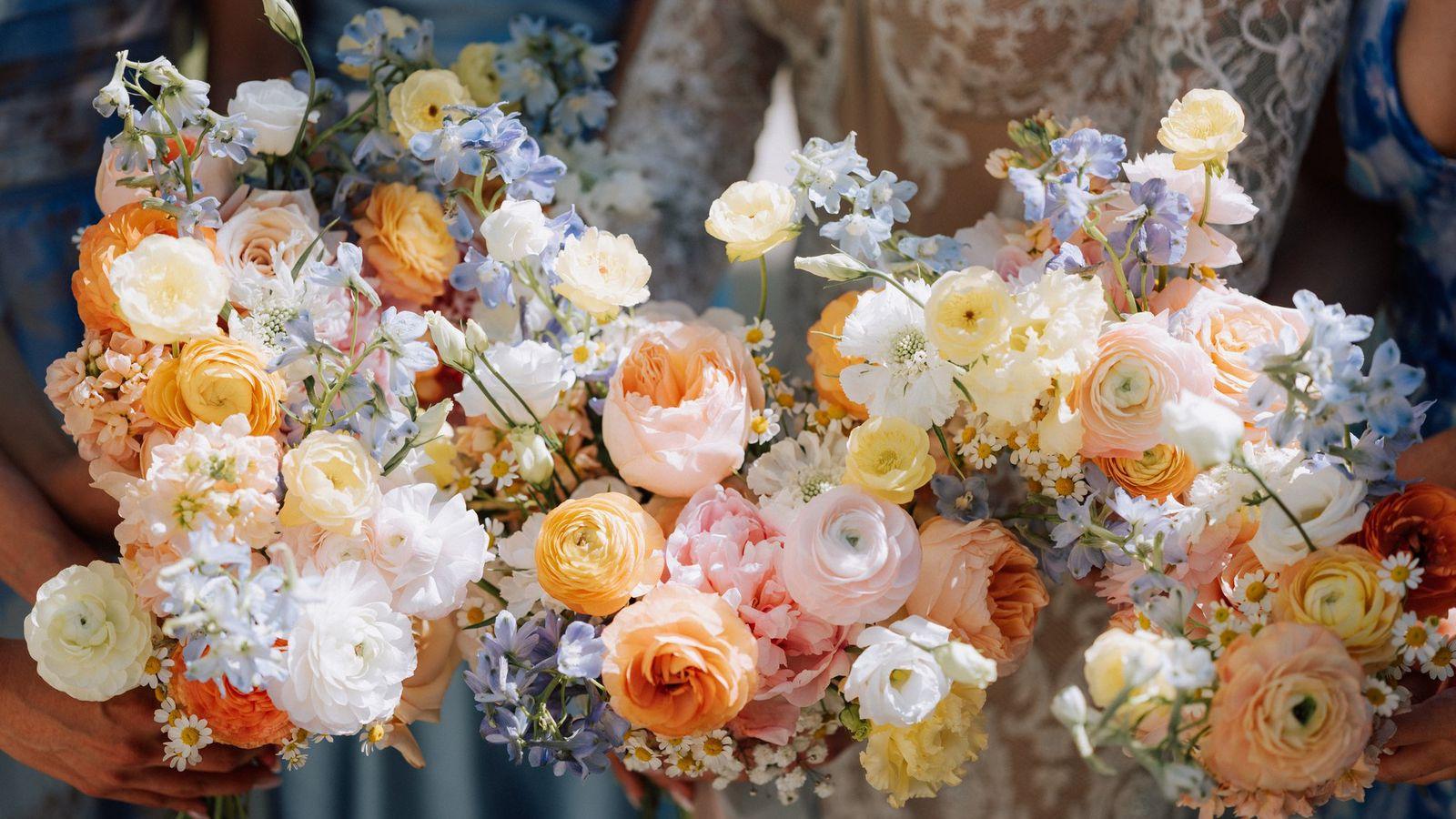 Wedding ceremony floral design